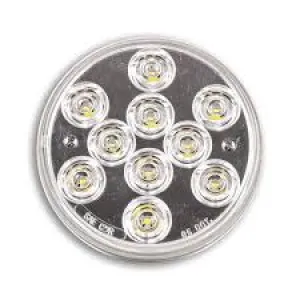 4" Round Back-Up 10 LED White | LED40W19