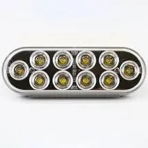 6" Oval Back-Up 10 LED | LED60W