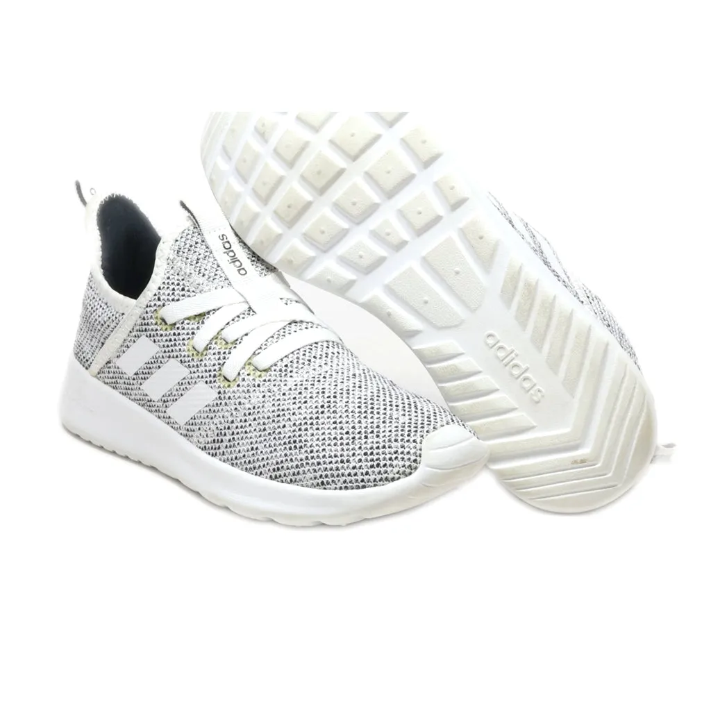 Adidas Cloud Foam Pure Running Sport Shoes Fabric White Colour For Women