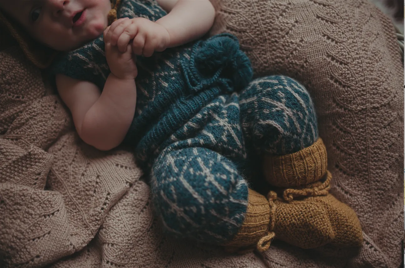 Alpaca Long Booties - Plant Dyed