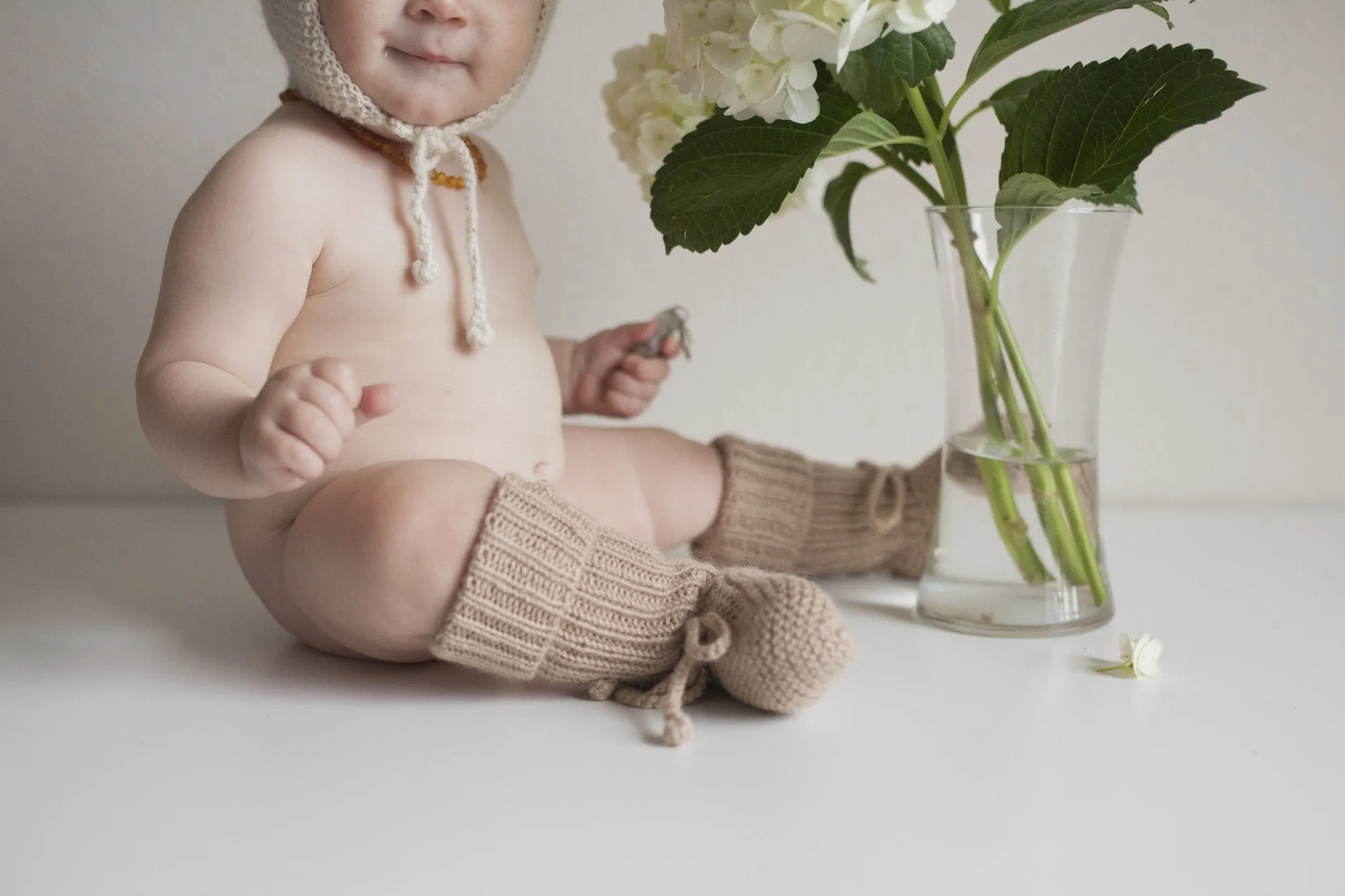 Alpaca Long Booties - Plant Dyed