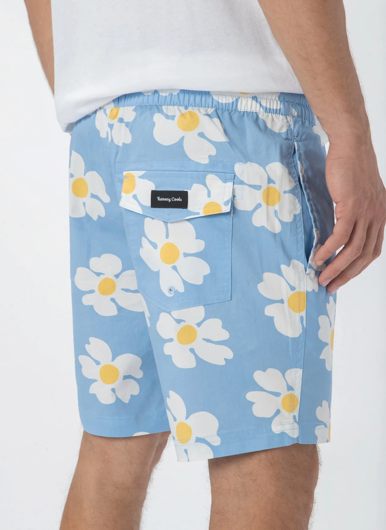 Amphibious 17" Swim Short Blue Daisy