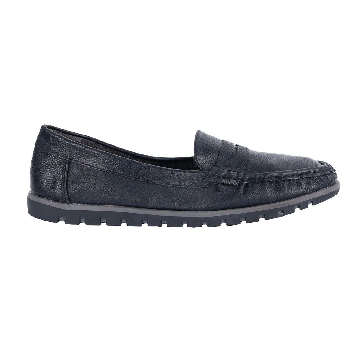 Annie G. Penny Casual Loafers Leather Black Colour For Women