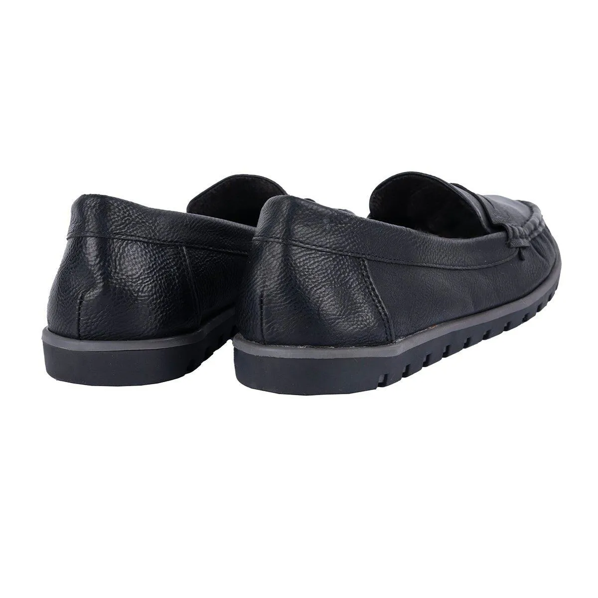 Annie G. Penny Casual Loafers Leather Black Colour For Women