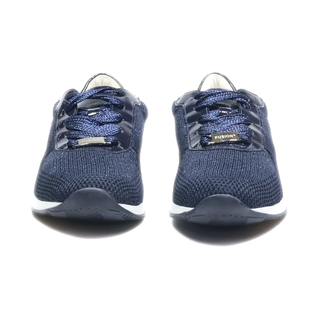 Ara Low-Top Sneakers Fabric Blue Colour For Women