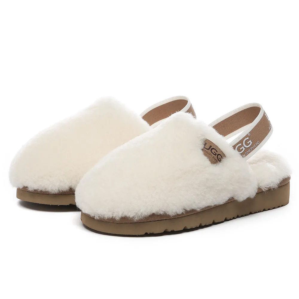 AUSTRALIAN SHEPHERD UGG Kids Fluffy Slides Slingback Kamari #AS2068K