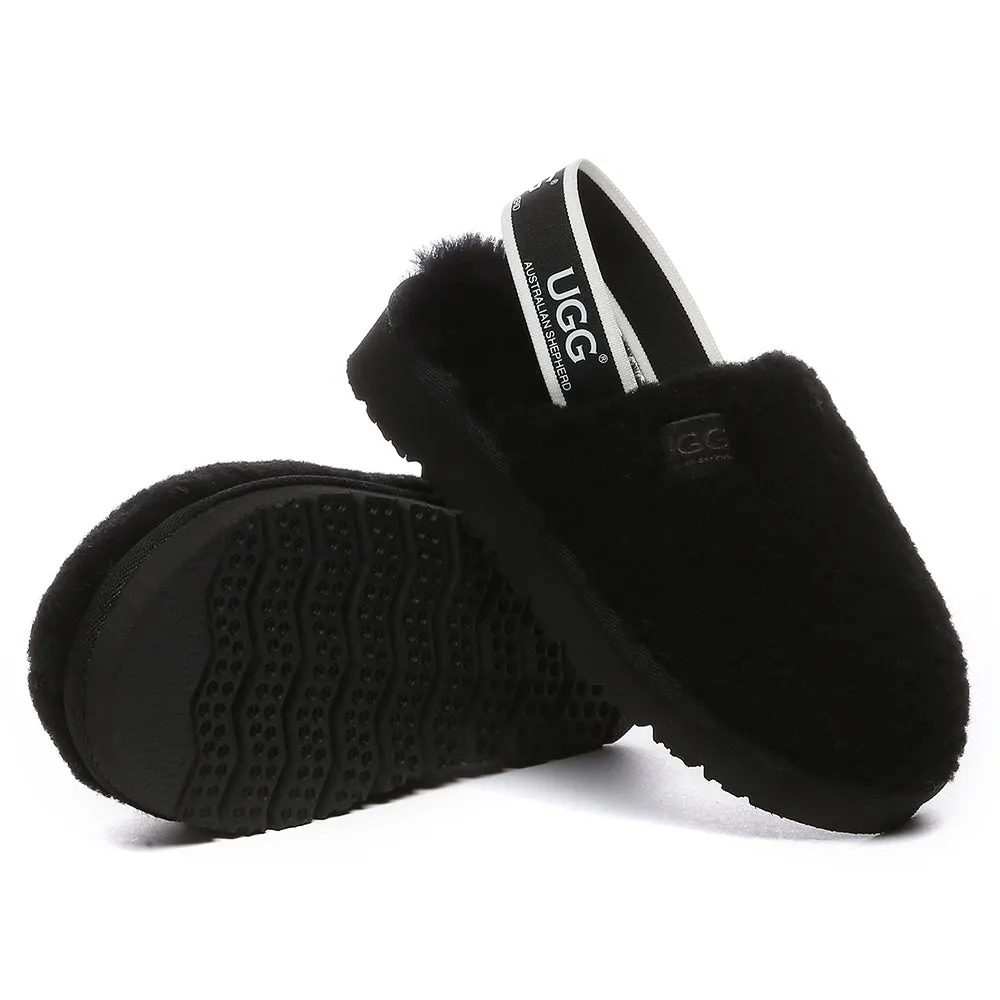 AUSTRALIAN SHEPHERD UGG Kids Fluffy Slides Slingback Kamari #AS2068K