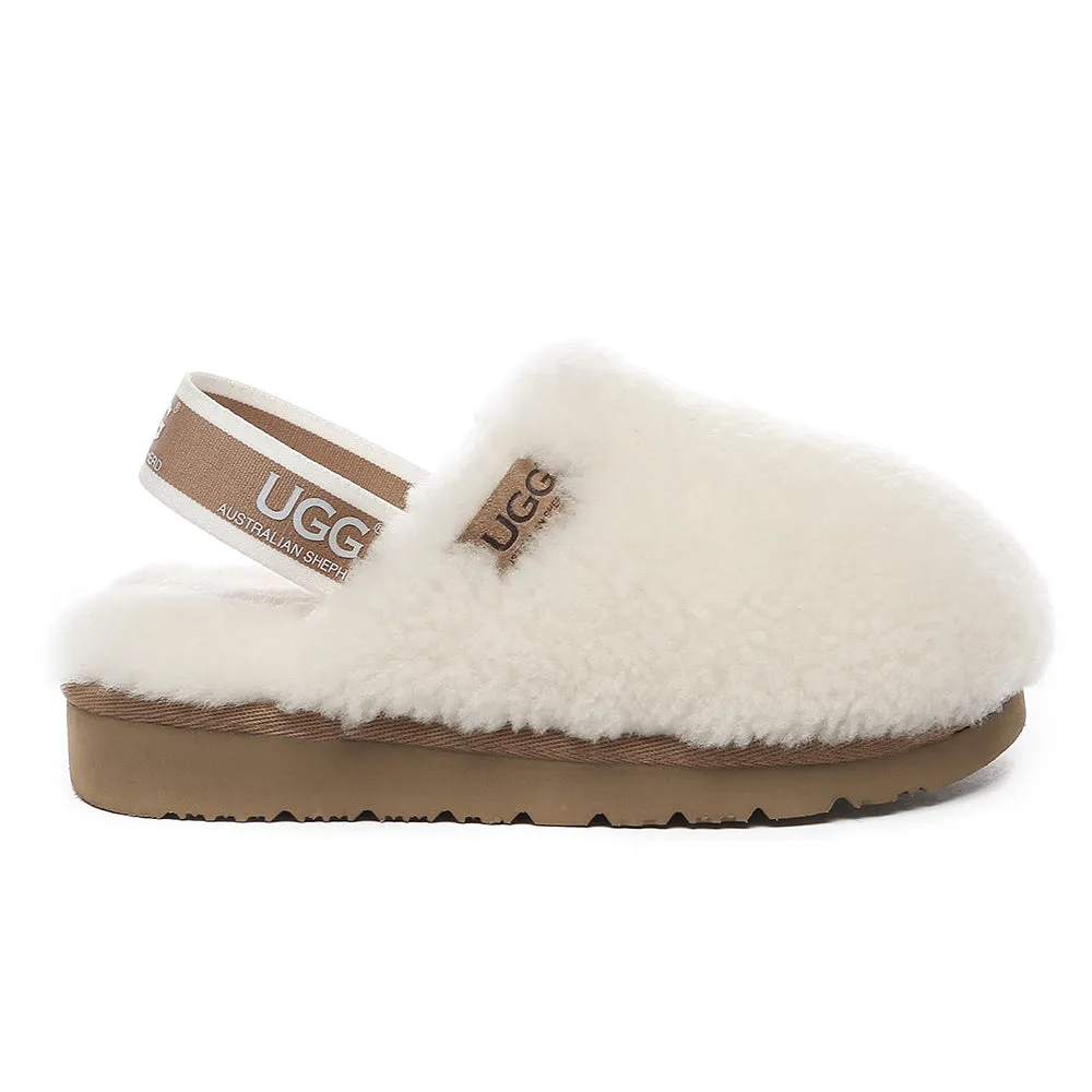 AUSTRALIAN SHEPHERD UGG Kids Fluffy Slides Slingback Kamari #AS2068K