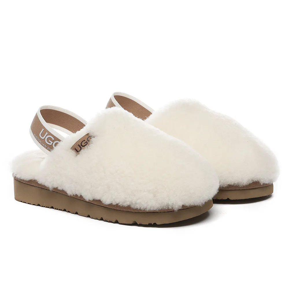 AUSTRALIAN SHEPHERD UGG Kids Fluffy Slides Slingback Kamari #AS2068K