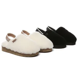 AUSTRALIAN SHEPHERD UGG Kids Fluffy Slides Slingback Kamari #AS2068K