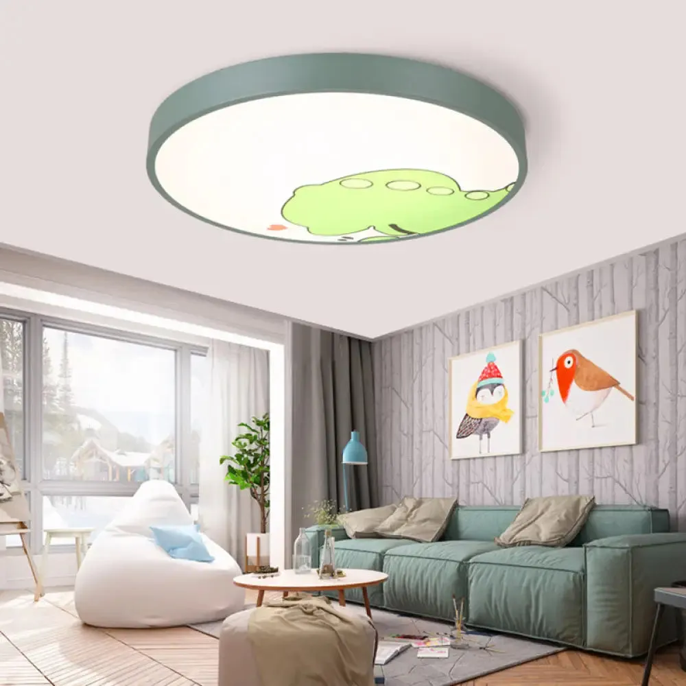 Cartoon Flush Mount Acrylic Ceiling Light Fixture for Living Room