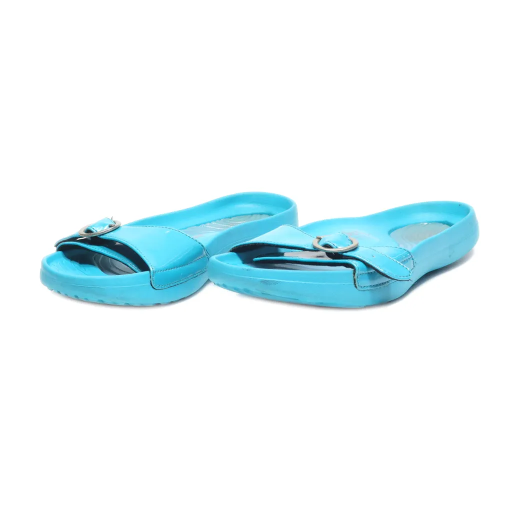 Cheeks Sliders Rubber Blue Colour For Women