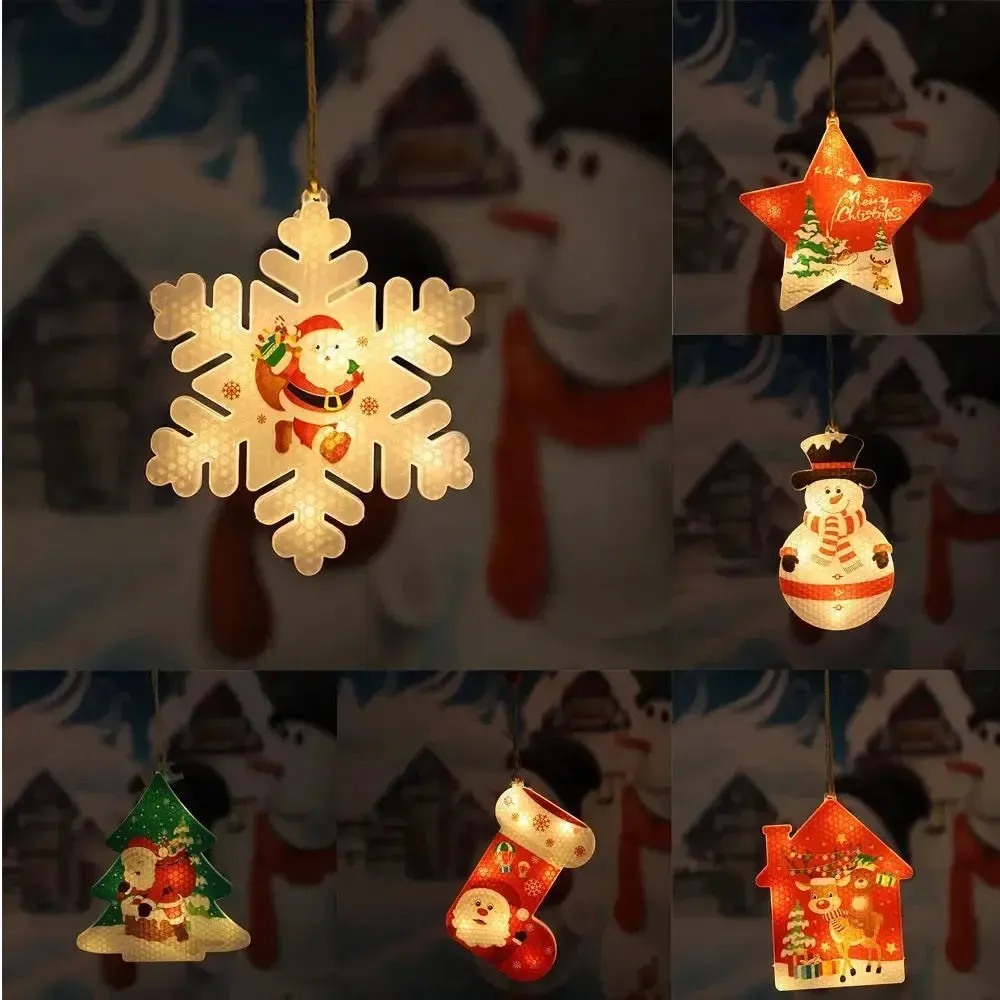 Christmas Tree Santa Ornaments LED light x1pc