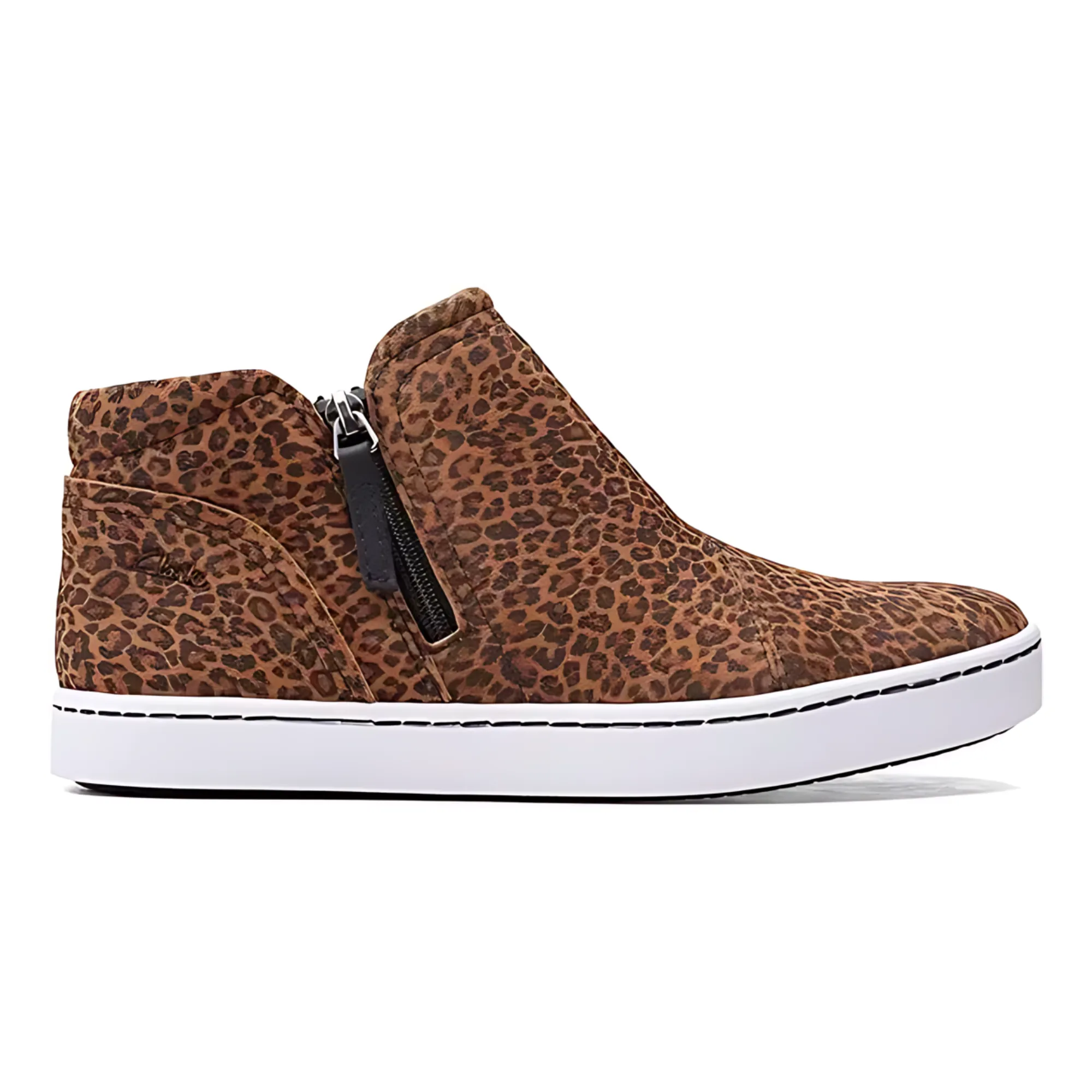 Clarks Parley Adwin Women's Fashion Sneakers Leopard