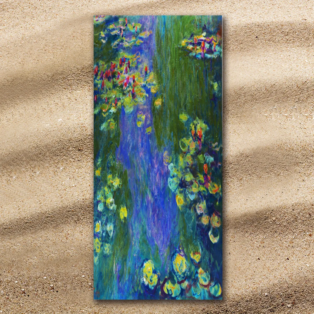 Claude Monet's Water Lilies Extra Large Towel