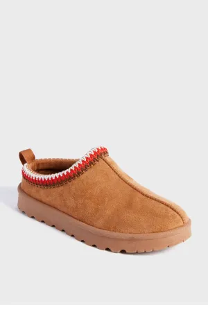 Cognac Zen Slippers