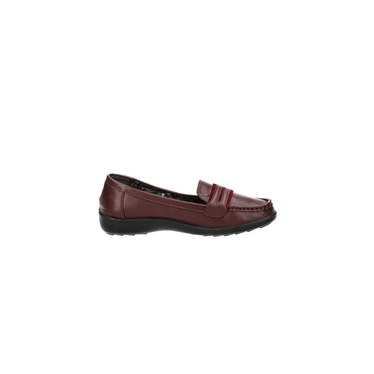 Cotton Traders Casual Loafers Casual Burgundy Colour For Women