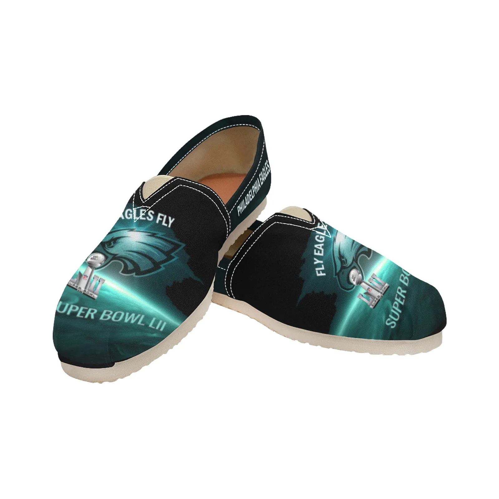 eagles Fans Mens Womens Slip-On| nfl Philadelphia Fan Canvas Casual Shoes Unisex