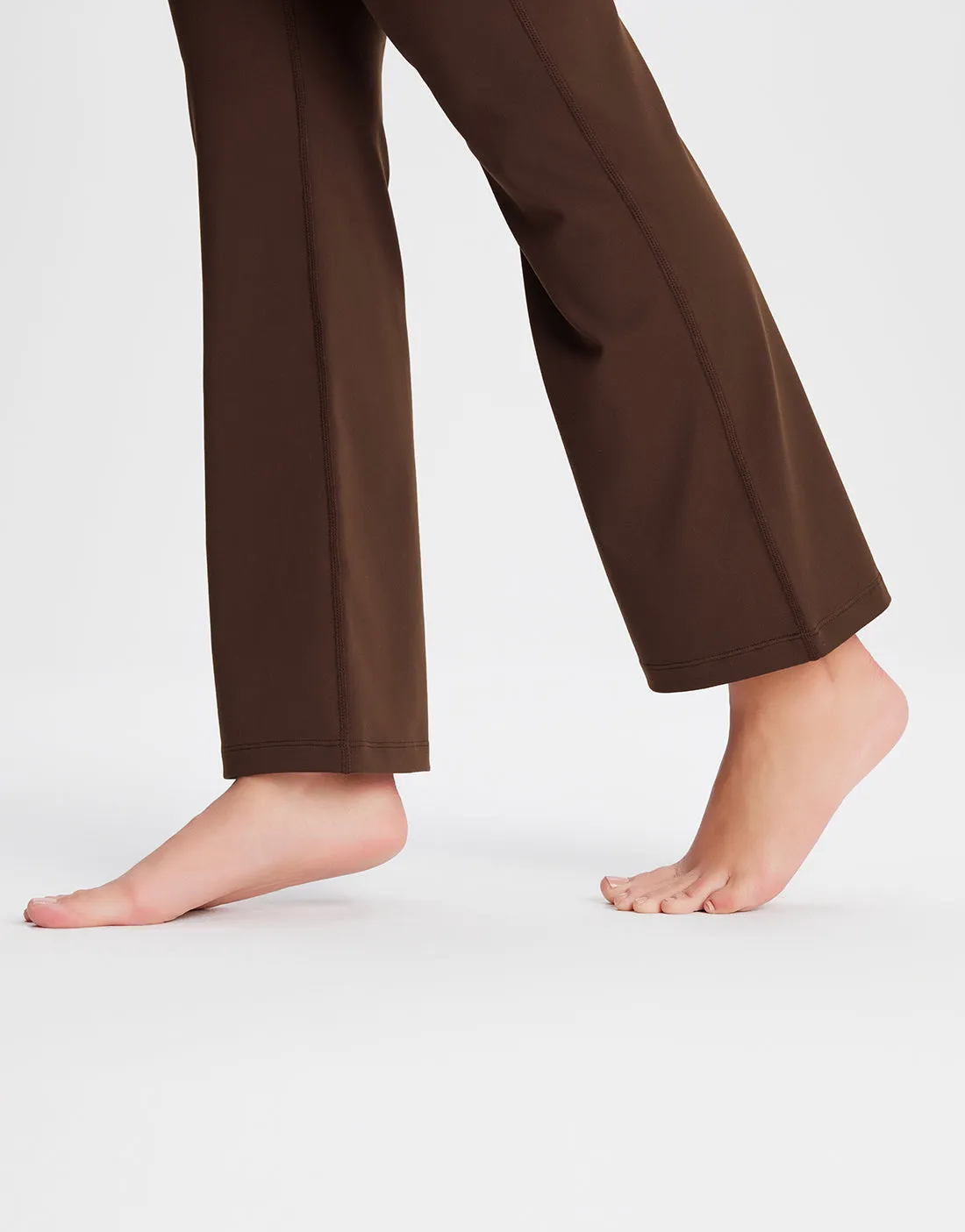 Essential Bootcut Yoga Pants (Brown)