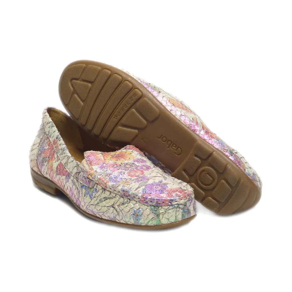 Gabor Loafers Leather Multicolour Colour For Women