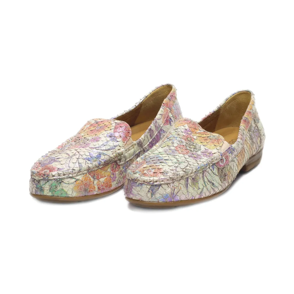 Gabor Loafers Leather Multicolour Colour For Women