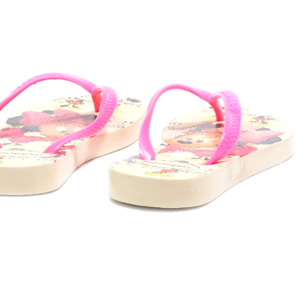 Havaianas Flat Sandals Eva Pink Colour For Kids