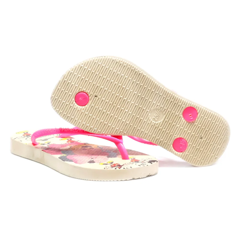 Havaianas Flat Sandals Eva Pink Colour For Kids