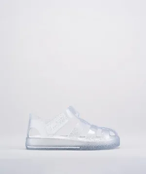 Igor: Star Glitter Kids Jelly Sandals - Transparent