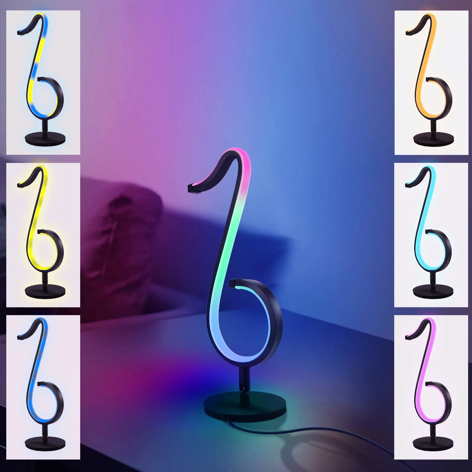 Intelligent APP Remote Control Symphony Atmosphere Light LED Night Light Rotation