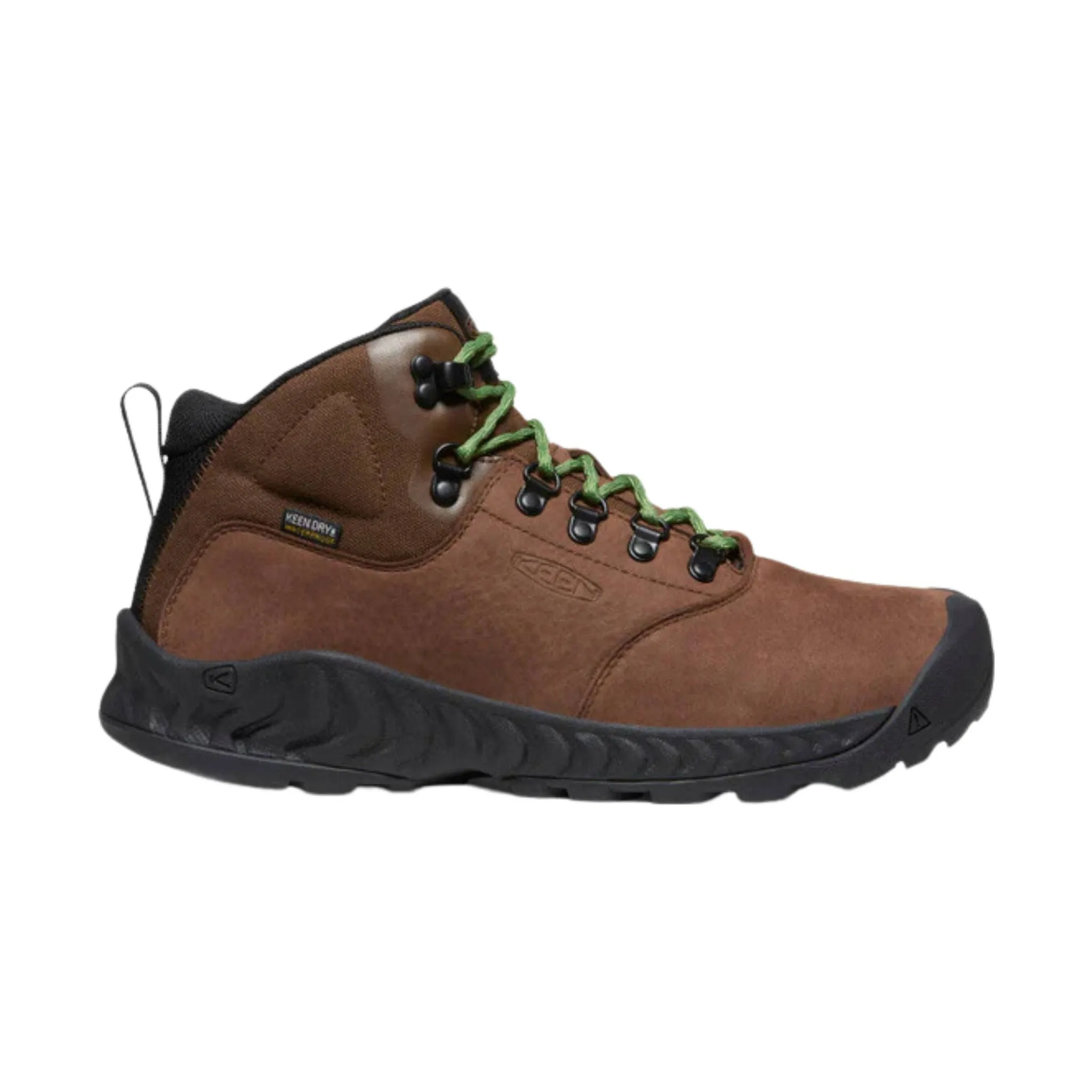 KEEN Women's Nxis Explorere Mid Waterproof Hiking Boot - Bison/ Golden Yellow - ONLINE STORE CREDIT/EXCHANGE ONLY