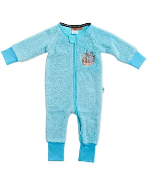 Kip&Co x May Gibbs Koala Cutie Sherpa Long Sleeve Zip Romper