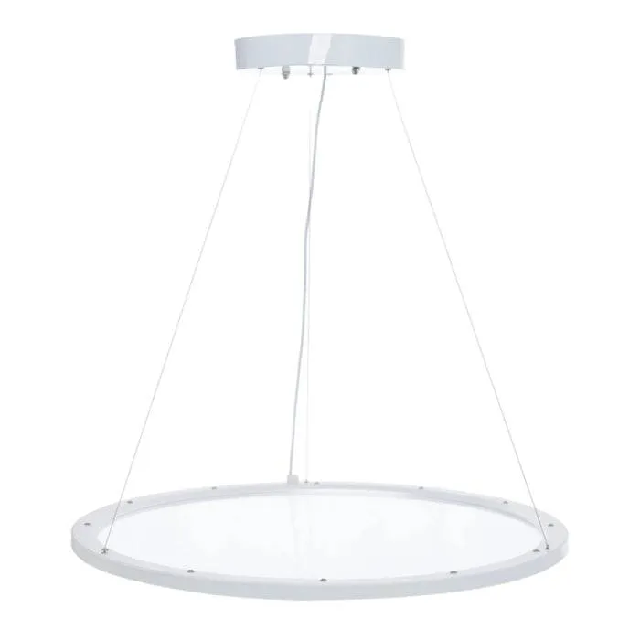 LED 40 Watt Suspended Up/Down Clear Round Panel Light, 40W, 3500K/4000K/5000K