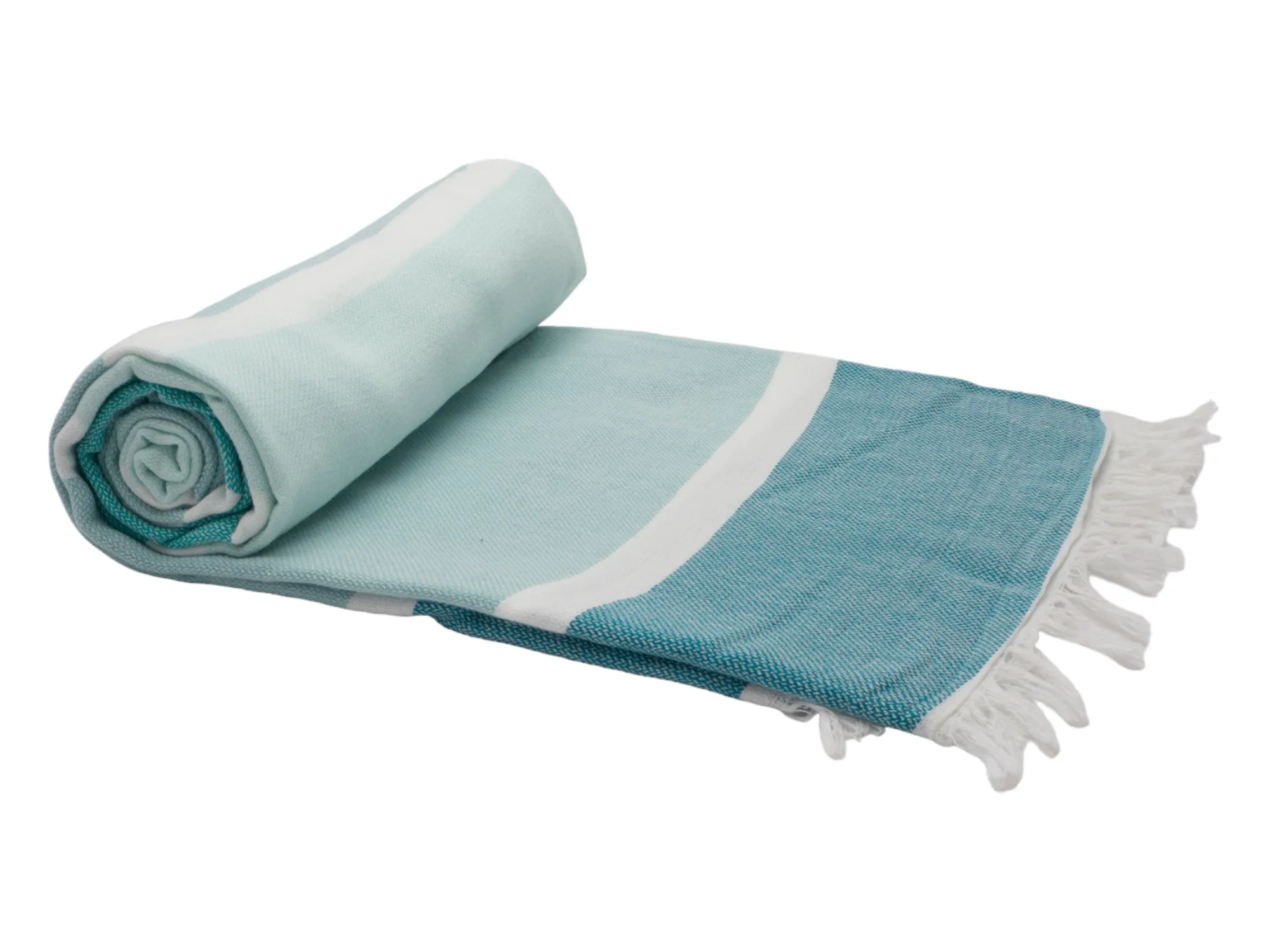 Luxurious Turkish Cotton Beach Towel (95x175cm) - Ocean Colour