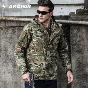 M65 UK US Army Clothes Casual Tactical Windbreaker Men Waterproof Flight Pilot Coat Hoodie Military Field Jacket Winter Autumn