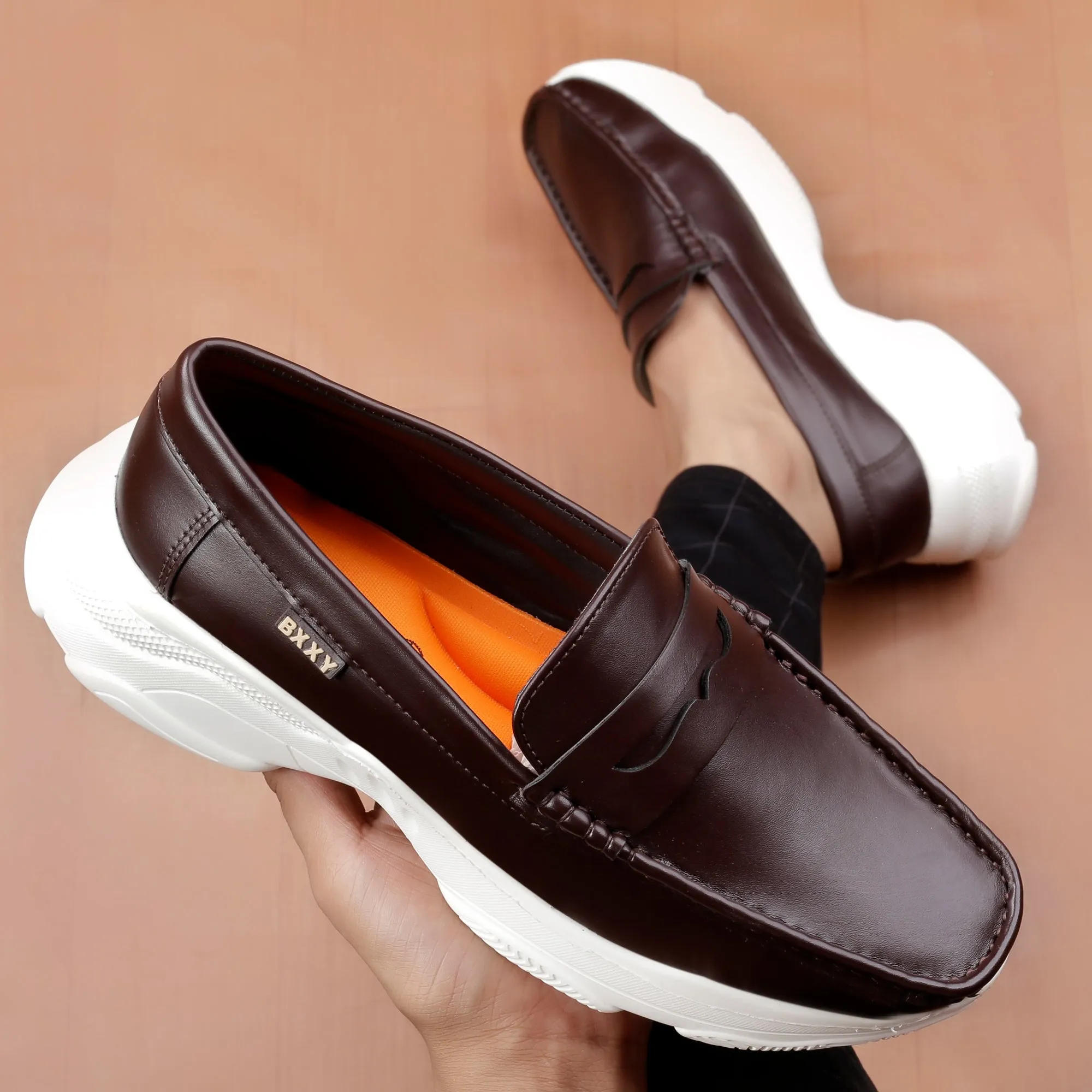 Men's New Latest Trendiest Checker Loafers for Men