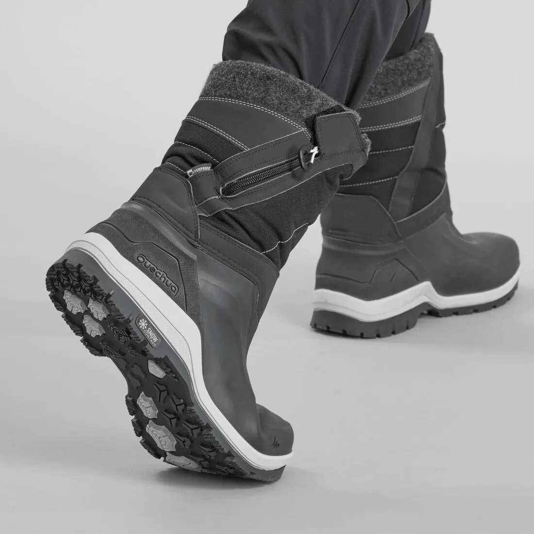 Men's Warm Snow Boots Waterproof - SH500