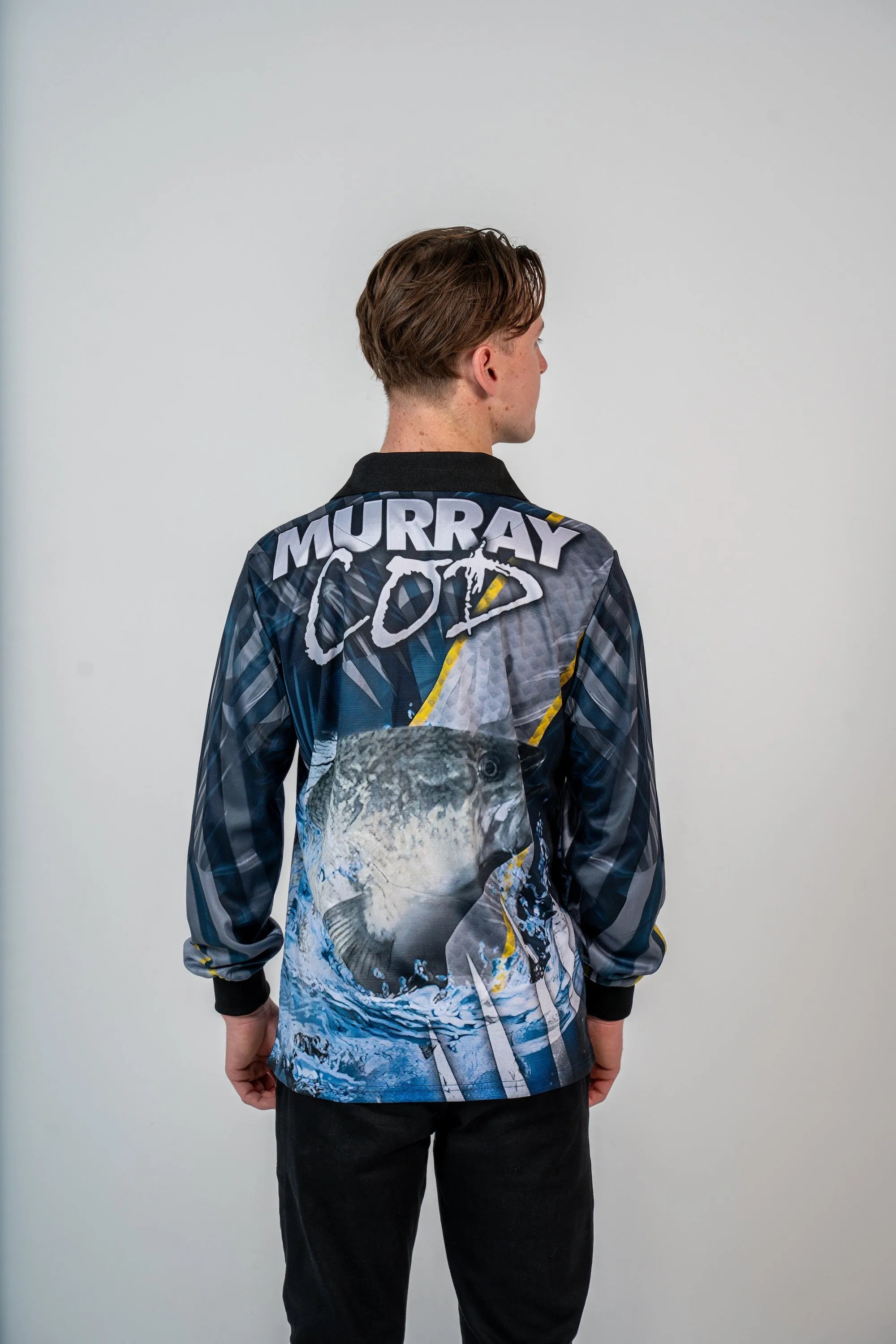 Murray Cod Blue Fishing Shirt - Quick Dry & UV Rated