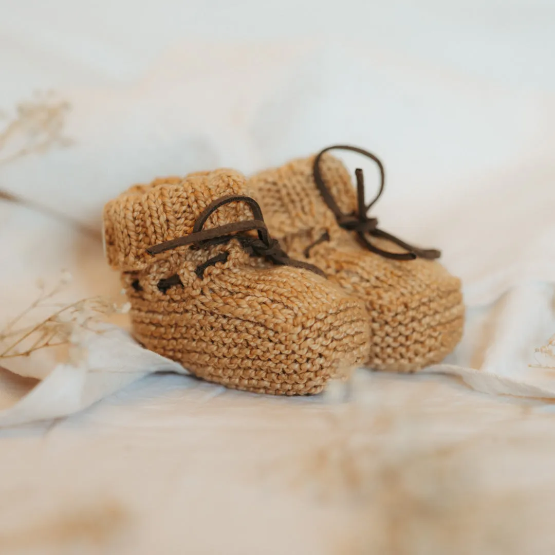 Organic Cotton Baby Booties | Organic Cotton Newborn Baby Booties