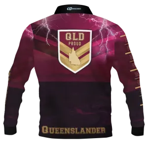 QLD Proud Fishing Shirt - Quick Dry & UV Rated