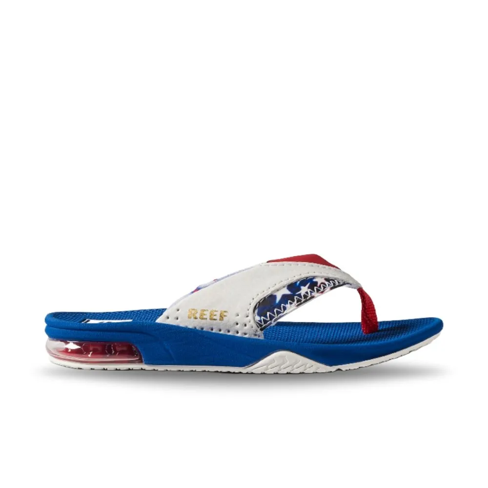 Reef Kids Fanning - Red White & Blue