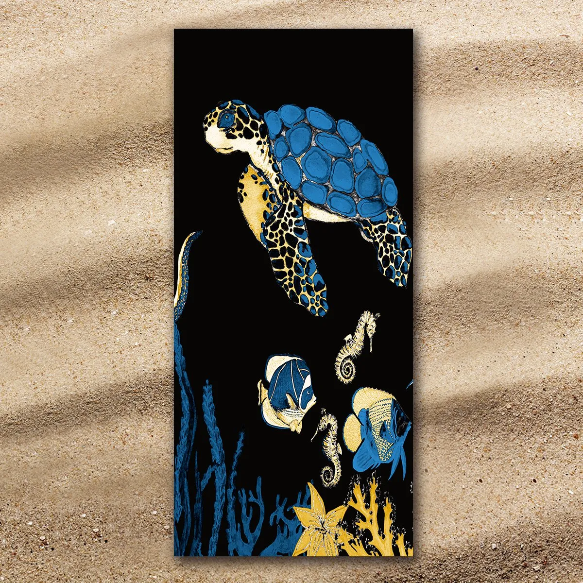 Sea Turtle Blues Extra Large Towel