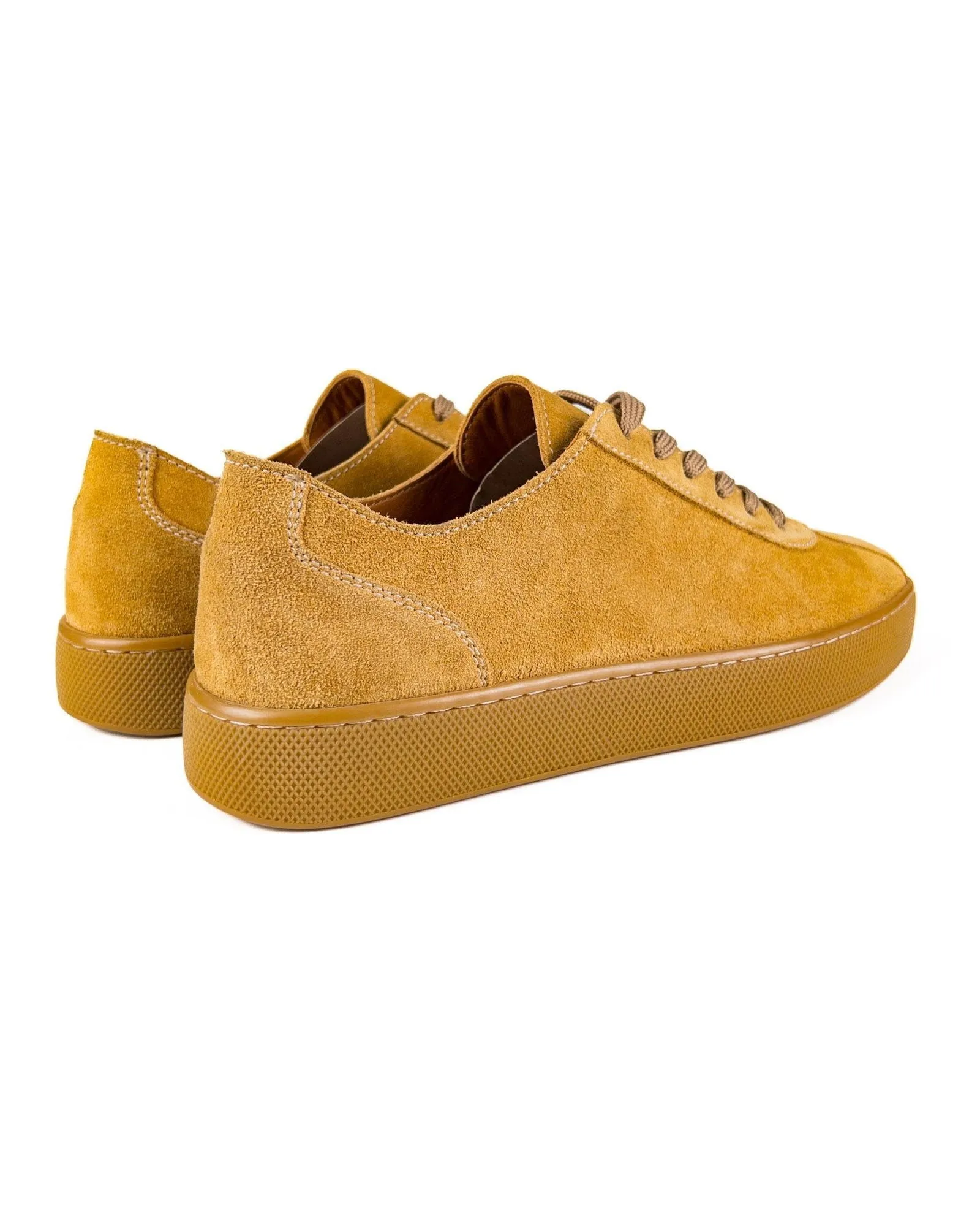 T-Scrambler Camel Genuine Suede Leather Men's Sports Sneaker