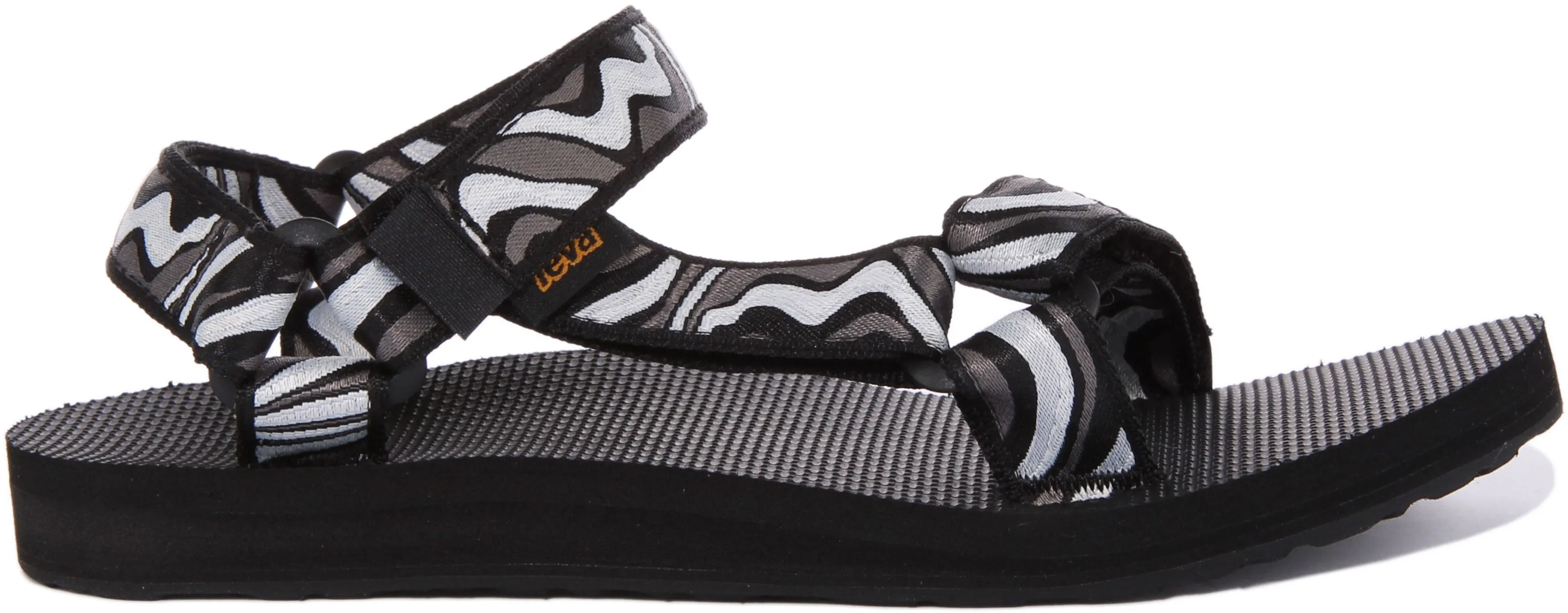 Teva Original Univer In Black White For Women