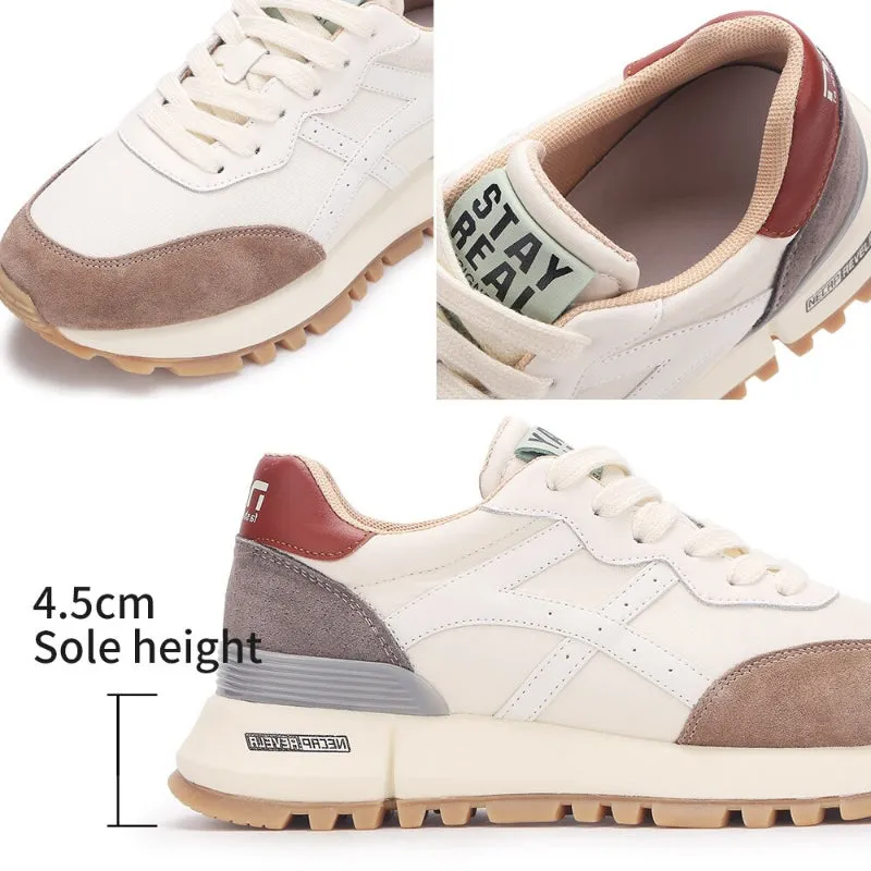 Trendy Chunky Platform Sneakers - Breathable Shoes for Women