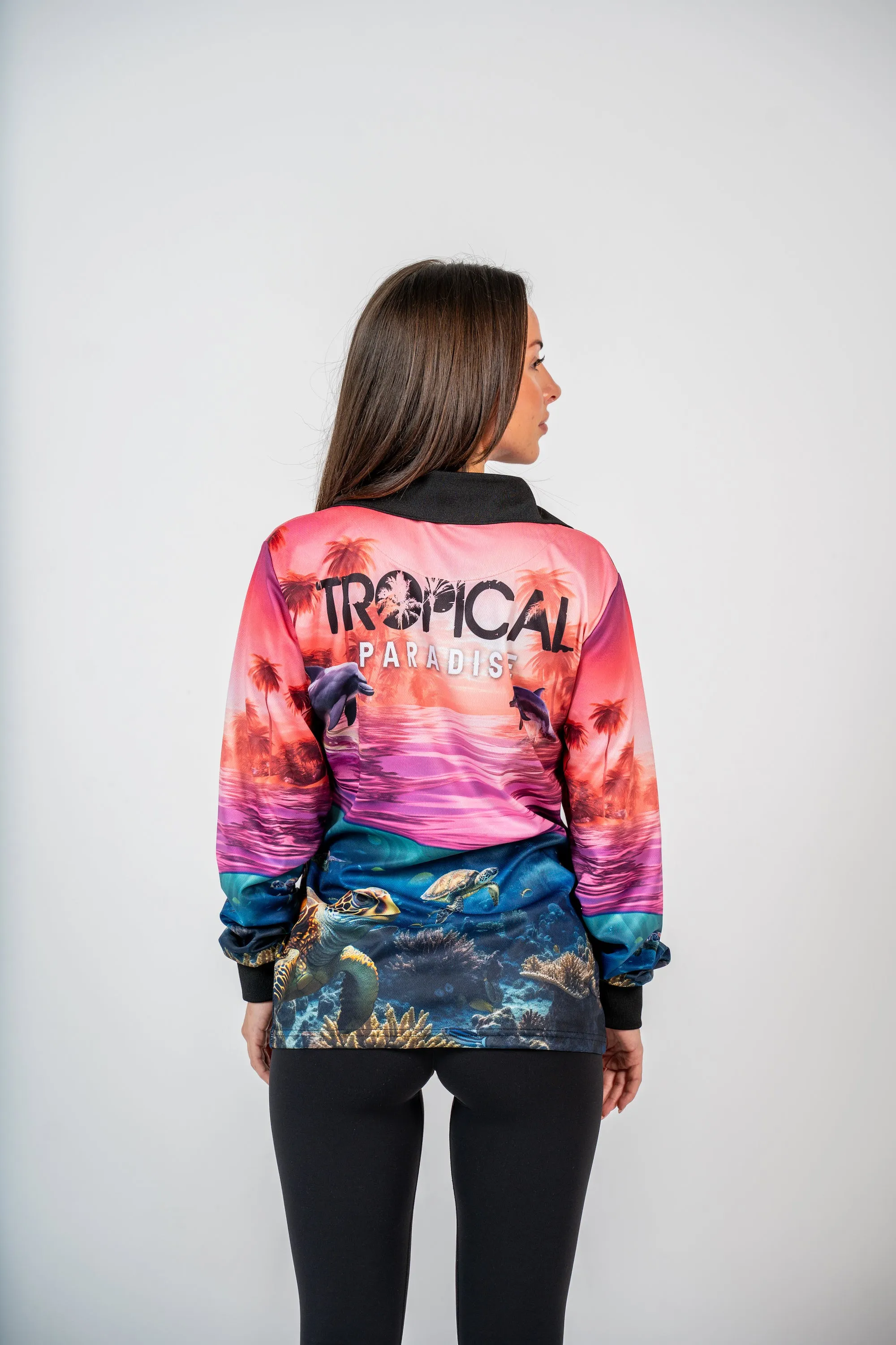 Tropical Paradise Fishing Shirt - Quick Dry & UV Rated