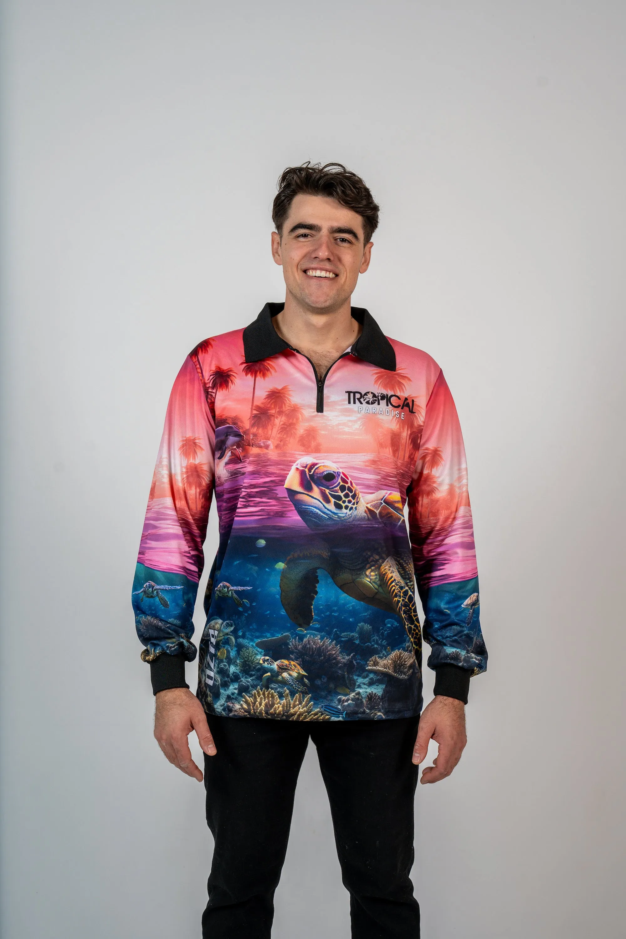 Tropical Paradise Fishing Shirt - Quick Dry & UV Rated