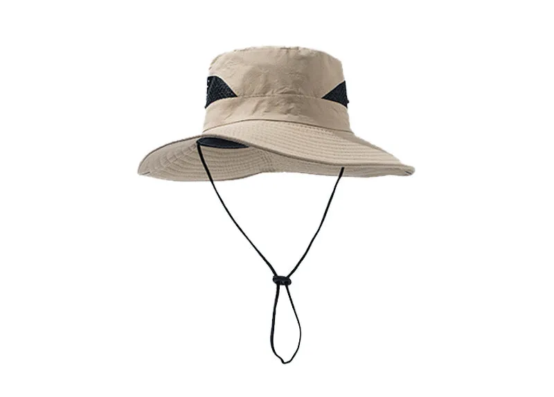 Unisex Wide Brim Quick-Dry UV Protection Sun Fishing Hat